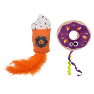 Mad Cat Festive Fall Treat Plush Cat Toy