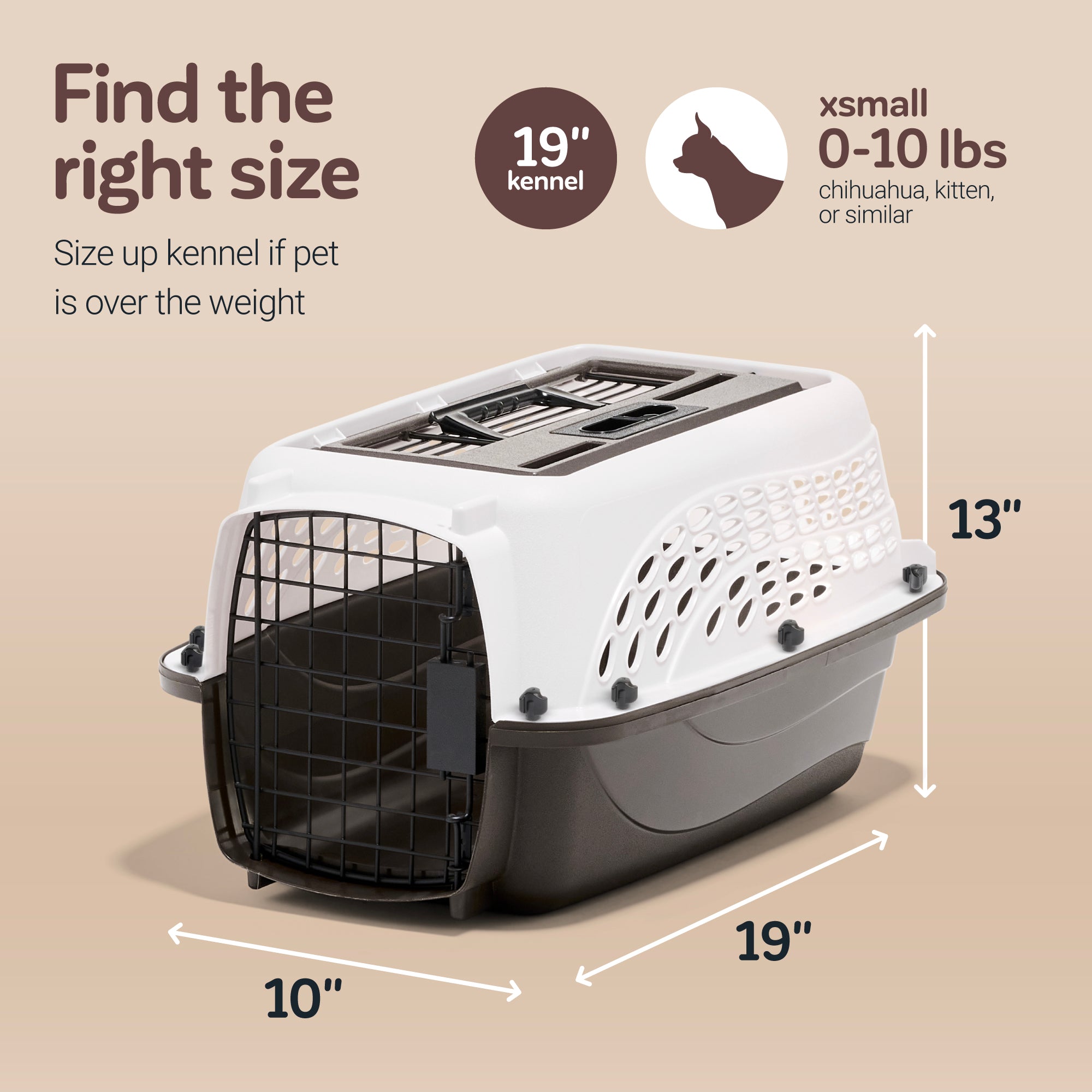 Petmate E-Z Load Two Door Dog & Cat Kennel - Image 8