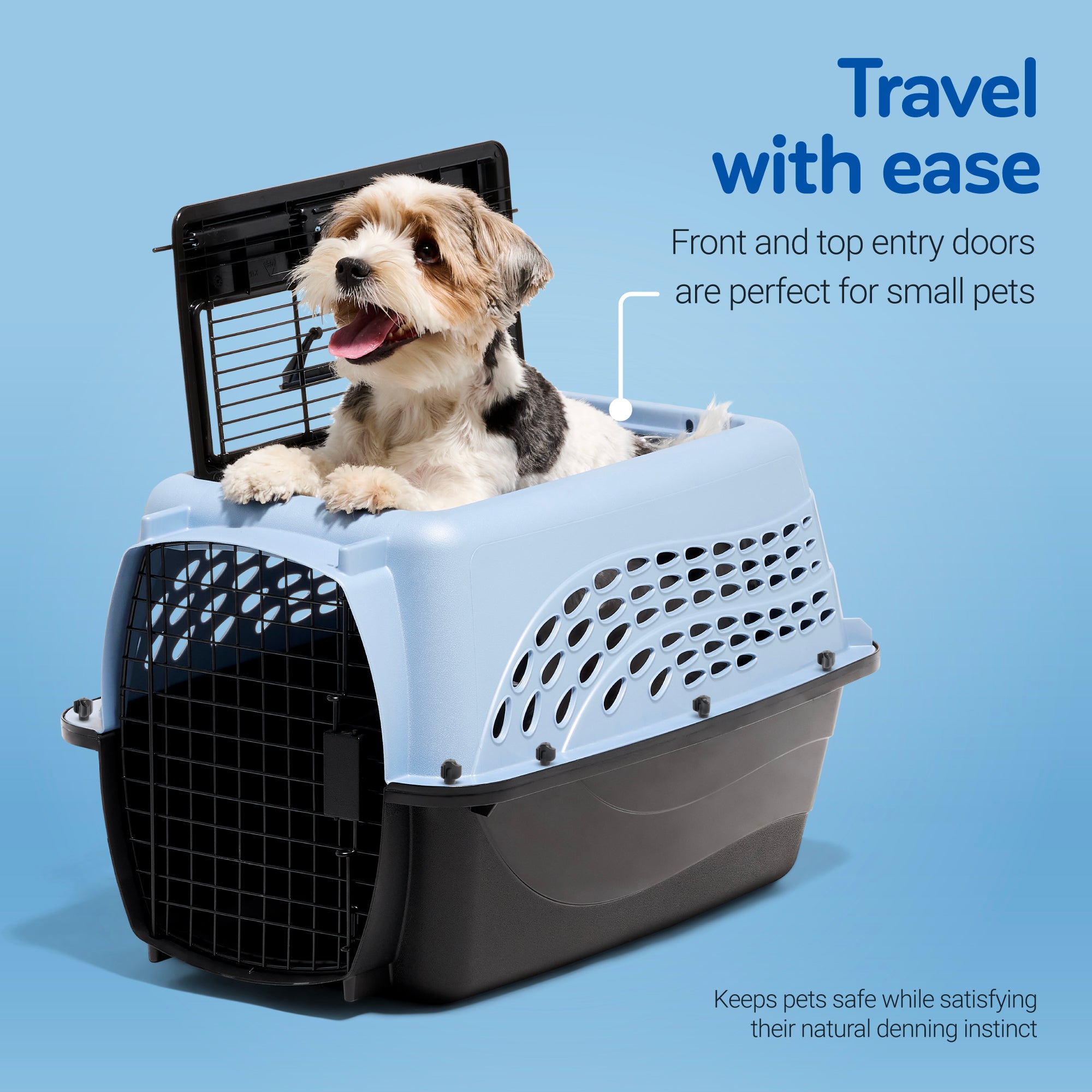 Petmate E-Z Load Two Door Dog & Cat Kennel - Image 7