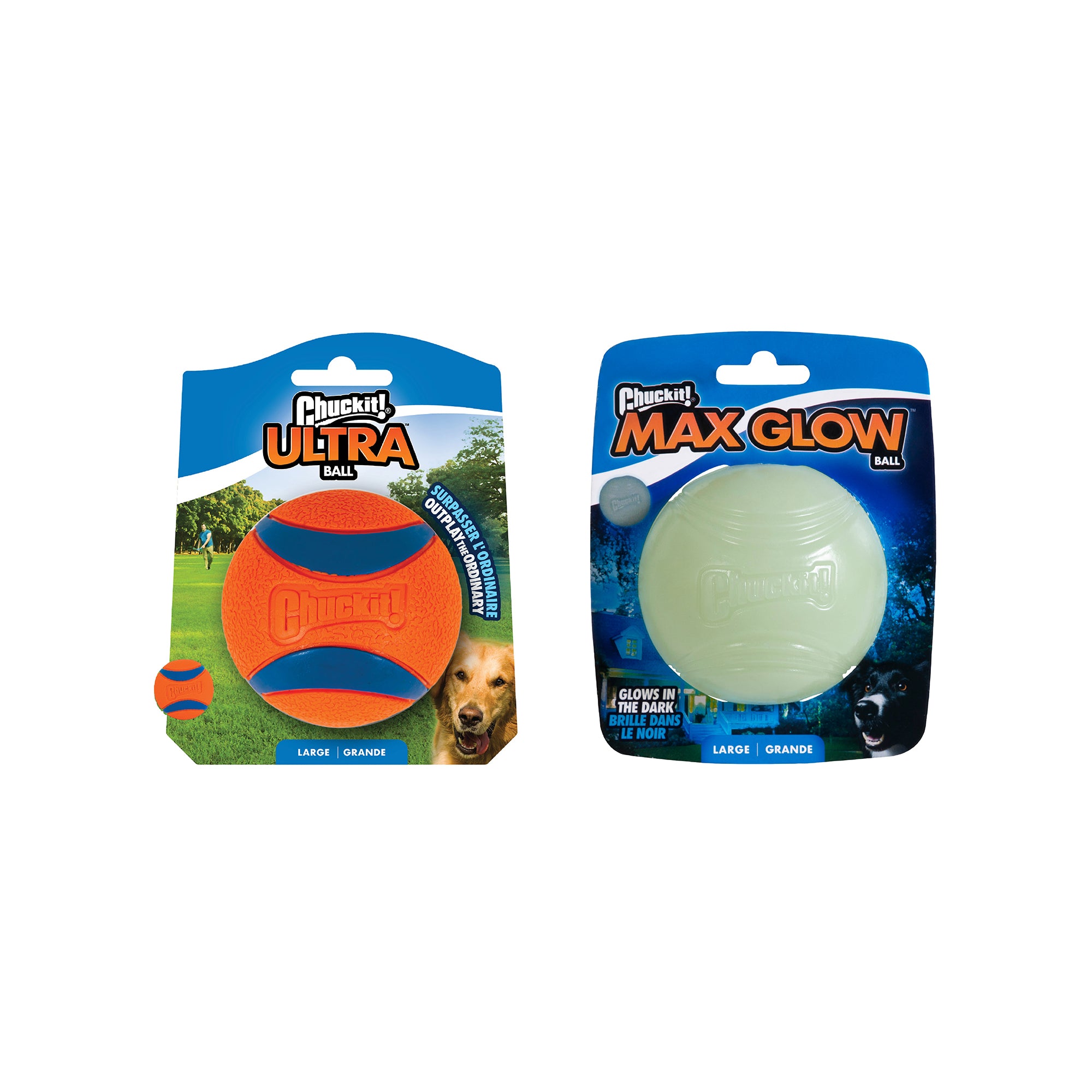 Chuckit! Day & Night Ultra Ball Large 2 Pack - Image 3
